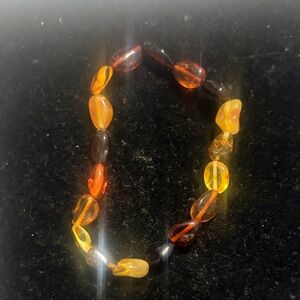 Amber Beaded Bracelet